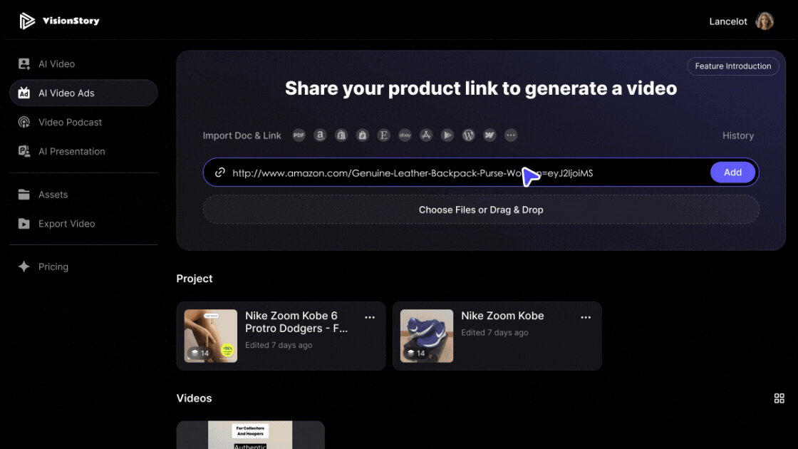 One Link, One Complete Ad